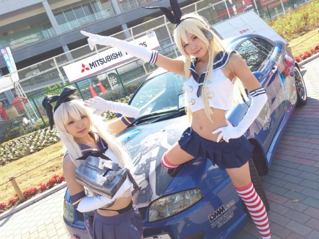 艦これ　コスプレ　痛車